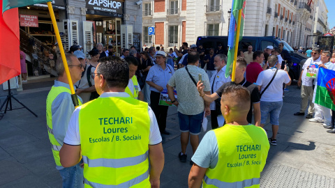 Imagen de la concentración en Madrid