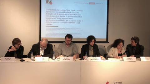 Presentació de la plataforma International Trial Watch - Catalan Referendum case / @InterTrialWatch