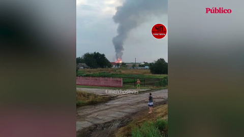 Vídeo | Explota un depósito de municiones en la península de Crimea