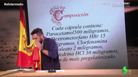 La Sexta retira el vídeo del gag de Dani Mateo sonándose los mocos en la bandera de España tras las críticas