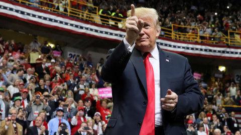 El presidente de los Estados Unidos, Donald Trump, en Chattanooga un acto en Tennessee el pasado 4 de noviembre. / REUTERS - JONATHAN ERNST