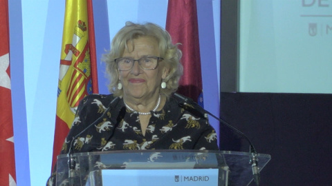 Carmena apuesta por combatir la violencia en el acto 'Madrid, capital de paz'