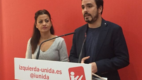 Sira Rego y Alberto Garzón / Izquierda Unida