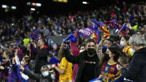 La noche histórica que vivió el fútbol femenino en el Camp Nou, en imágenes