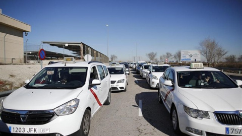 Taxis en Madrid. Eduardo Parra | EUROPA PRESS