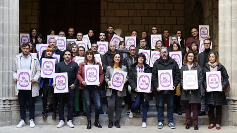 Presentació de les noves adhesions al protocol 'No callem'. AJUNTAMENT DE BARCELONA