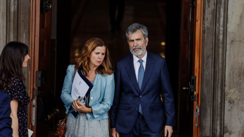 El presidente del Tribunal Supremo y del Consejo General del Poder Judicial (CGPJ), Carlos Lesmes, en el Congreso de los Diputados, a 17 de junio de 2022, en Madrid.