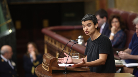 Lucía Martín, co-portavoz en el Congreso de los Diputados por En Comú Podem | Europa Press