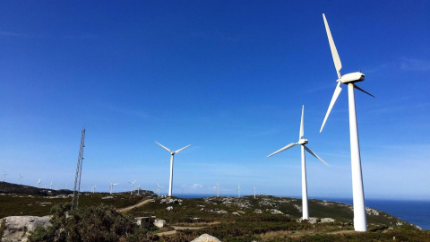 Aerogeneradores de energía eóloca. E.P.