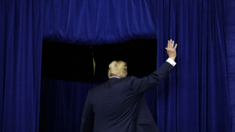 El presidente de EEUU, Donald Trump, durante un mitin en Fort Wayne, Indiana. - AFP