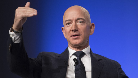 Foto de archivo del fundador de Amazon, Jeff Bezos, tomada el 19 de septiembre de 2018 | AFP/Jim Watson