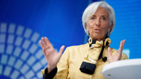 La directora gerente del Fondo Monetario Internacional, Christine Lagarde.- EFE