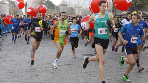 Algunos de los corredores que han participado en la carrera. @Entreculturas