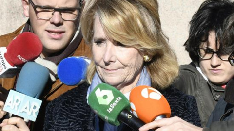 Esperanza Aguirre testifica en el caso espias EFE