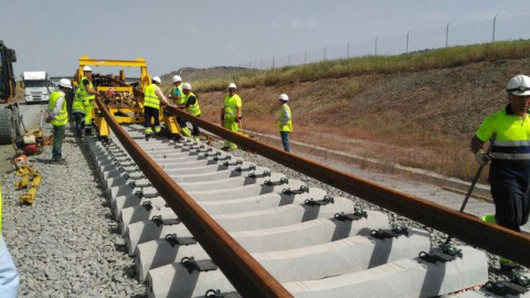 Obras del AVE a Extremadura.