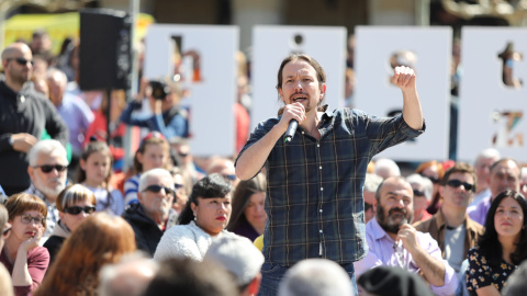 El líder de Podemos, Pablo Iglesias. DAVID DOMENCH/EP