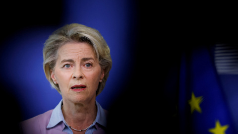 La presidenta de la Comisión Europea, Ursula von der Leyen, durante una conferencia de prensa sobre la crisis energética, en Bruselas, a 7 de septiembre de 2022.