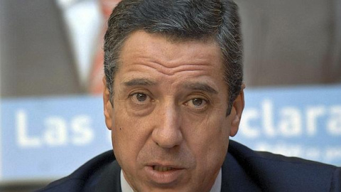 Eduardo Zaplana, ministro durante el gobierno de Aznar./ EFE