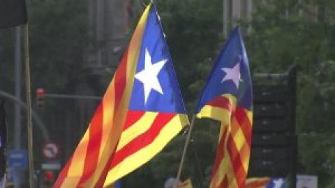 La división entre ERC y Junts marca la manifestación de la Diada en Barcelona