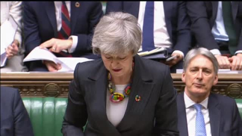 Nueva derrota de Theresa May en el Parlamento britÃ¡nico sobre el Brexit