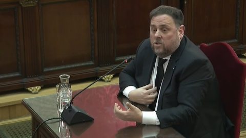 Oriol Junqueras en el juicio del 'procÃ©s': "Amo a EspaÃ±a"