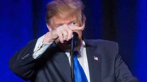 El presidente de Estados Unidos, Donald Trump, durante un discurso. (Michael Reynolds | EFE)