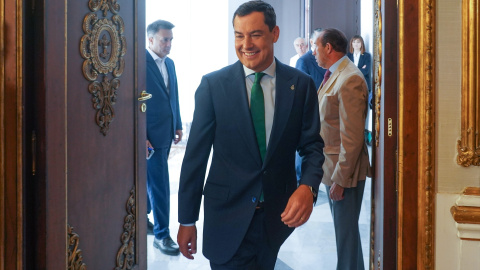 El presidente de la Junta de Andalucía, Juanma Moreno.