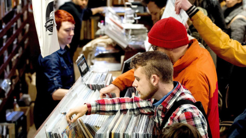 Imagen del Record Store Day el año pasado.- EFE