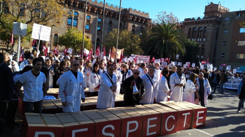 Imagen de archivo. Metges de Catalunya (MC) ha desconvocado la huelga de la sanidad concertada prevista para la próxima/ EUROPA PRESS