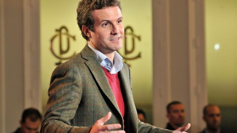 El presidente del PP, Pablo Casado. - EFE