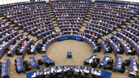 Sesión en el Parlamento Europeo, en Estrasburgo, a 14 de septiembre de 2022.