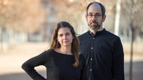 Almudena Carracedo y Robert Bahar, directores de 'El silecio de otros'.-