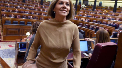 María Dolores de Cospedal en el Congreso. /EFE