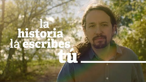 El nuevo spot de Podemos: "La historia la escribes tú"