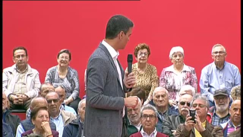 SÃ¡nchez: "El 28A los espaÃ±oles van a quitar el cordÃ³n sanitario al PSOE que quiere poner la derecha"