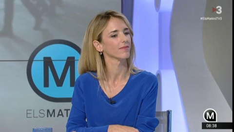 Álvarez de Toledo, durante la entrevista en TV3. - EUROPA PRESS