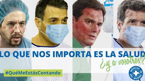 Imagen de la campaña de Médicos del Mundo.