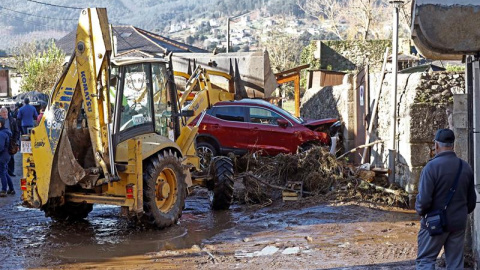 Zona afectada por las inundaciones en Viveiro. / ELISEO TRIGO (EFE)