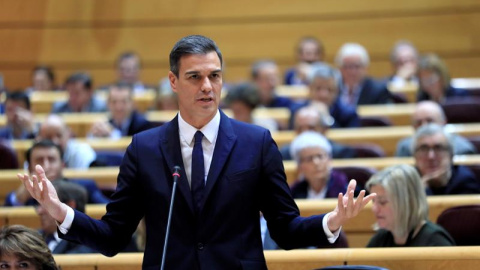 Pedro Sánchez en el Senado