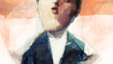 Retrato del líder de Ciudadanos, Albert Rivera, realizado por el ilustrador Thorsten Rienth. – PÚBLICO