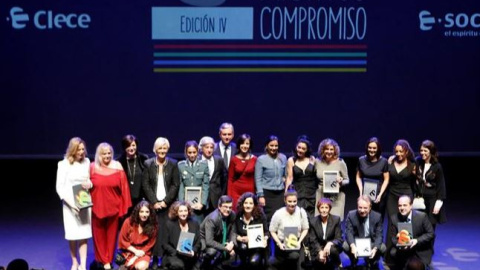 Galardonados con los Premios Compromiso de Clece Social en su IV edición / EFE