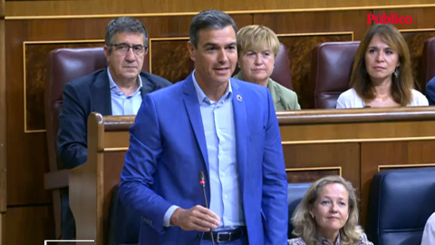 Pedro Sánchez: "Señora Gamarra, no sé por qué me riñe, "