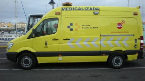 Ambulancia del Servicio de Salud de Canarias. Europa Press