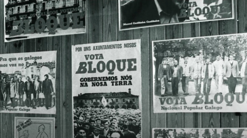 15/9/22 Cartelería electoral del BNG, en una imagen del documental "Setembro do 82".