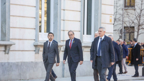 Quim Torra acude al juicio del proces