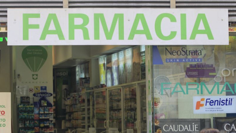 Imagen de la fachada de una farmacia. EUROPA PRESS.