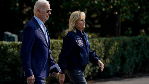 El presidente de EEUU, Joe Biden, junto a la primera dama norteamericana, Jill Biden.