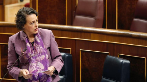 Magdalena Valerio durante una de las intervenciones en el Congreso | J.P.Gandul / EFE