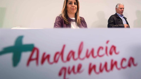 Susana Díaz tiene 80,69 euros en su cuenta bancaria según la declaración de bienes que ha tenido que publicar para poder presentarse a su reelección en la presidencia de Andalucía | Rafa Alcaide / EFE