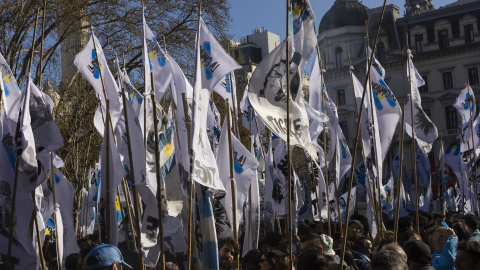 Manifestación en repulsa por el ataque contra la vicepresidenta de Argentina, Cristina Fernández de Kirchner